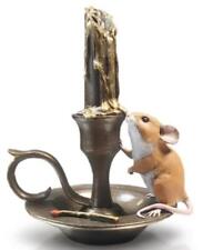 Mouse On Candlestick Bronze