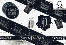Black silver 40th - silver,