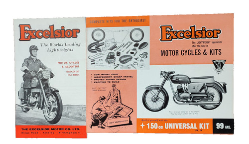 Excelsior motorcycle brochures - excelsior,