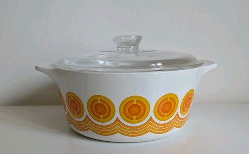 Large vintage pyrosil - vintage, orange