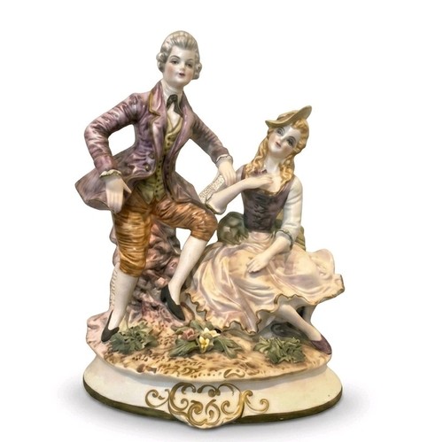 Capodimonte porcelain figurine - porcelain,