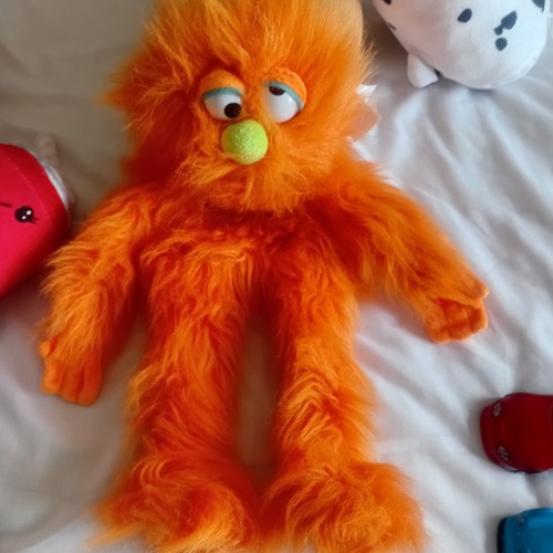 Silly hand puppet - silly, orange