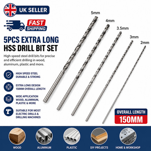 5pcs extra long hss high - high, speed