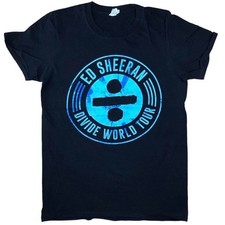 Ed Sheeran T Shirt Small Black Divided Tour Concert Tee Tour T Shirt Pop Tee
