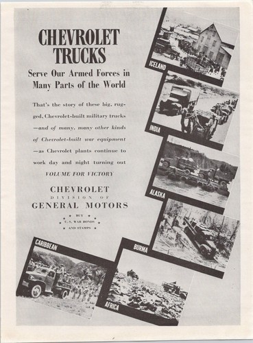 Chevrolet trucks 1943 - chevrolet, vintage