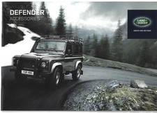 Land Rover Defender Accessories 2014-2015 UK Market Sales Brochure