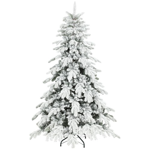 Homcom 6ft christmas tree with - 6ft,