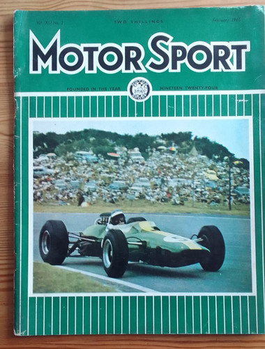 Motor sport magazine - sport, febuary