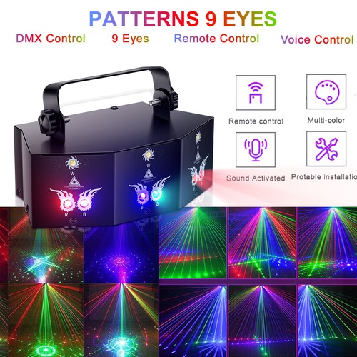 Eyes rgb led laser - 9-eyes, stage