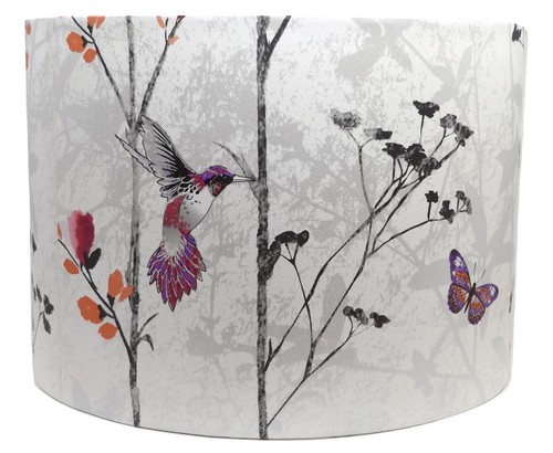 Hummingbird lampshade tree - hummingbird,