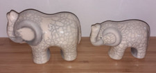 2 x Signed Raku Art Pottery