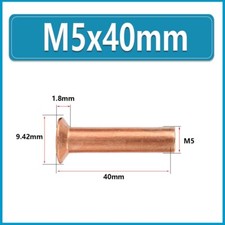 Solid Copper Countersunk Head