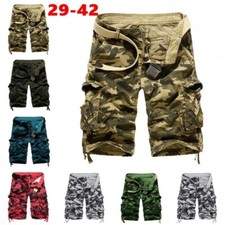 Mens Boys Cargo Shorts Combat
