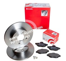 FOR LAND ROVER Defender 130 2.5 Td5 BREMBO REAR BRAKE DISCS 298MM&BRAKE PADS SET