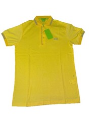 Hugo Boss Men's Polo T-Shirt Size M Colour Yellow New with Tags