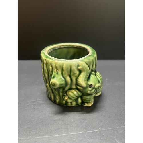 Majolica style green glazed - majolica,