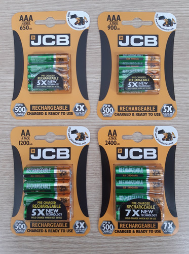 Jcb aaa rechargeable - jcb, aa