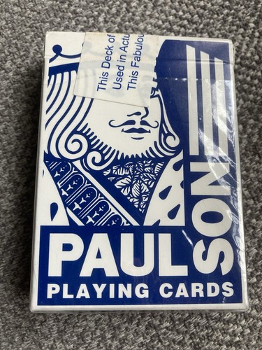 Paulson playing cards - paulson,