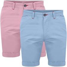 2 Pack Mens Chino Shorts