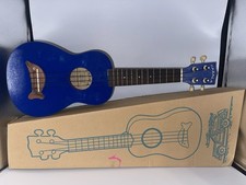 Kala Makala Blue Soprano Dolphin Ukulele with Bag - MK-SD BL Boxed Very Good Con