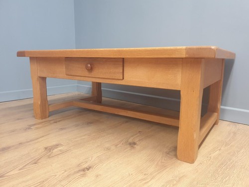 Blonde oak coffee table - blonde,