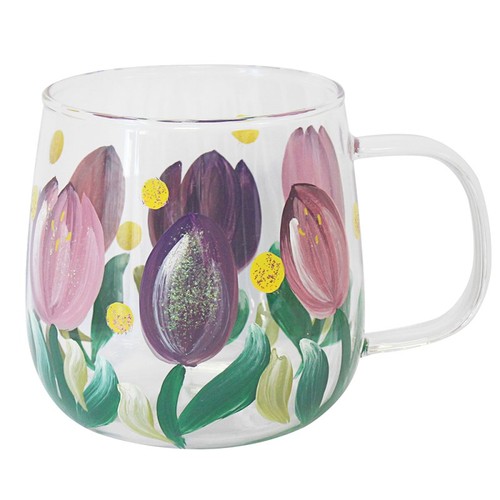 Glass cup coffee mug lynsey - cup,