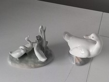 NAO BY LLADRO FIGURINES     ***THREE GEESE & A SINGLE GOOSE***