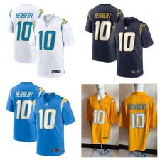 Men's NFL Lightning Team #10 Herbert American Football Jerseys