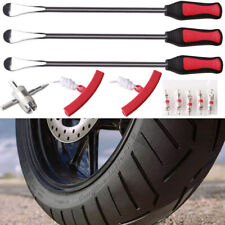 Tire Spoon Lever Iron Tool Kit fit Motorcycle Bike with 3pcs Wheel Rim Protector