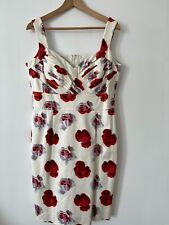 Hobbs Off white Sleeveless dress 