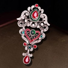 Vintage Art Style Silver Crown