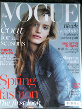 Vogue  February 2014  - Lovely Smooth Unread copy - Ideal Gift Quality-