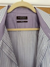 Mens Shirt Slim Fit, Collar 18” By St George Duffer At Debenhams -lilac 