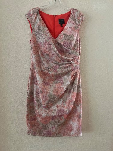 Adrianna papell floral sheath - papell,