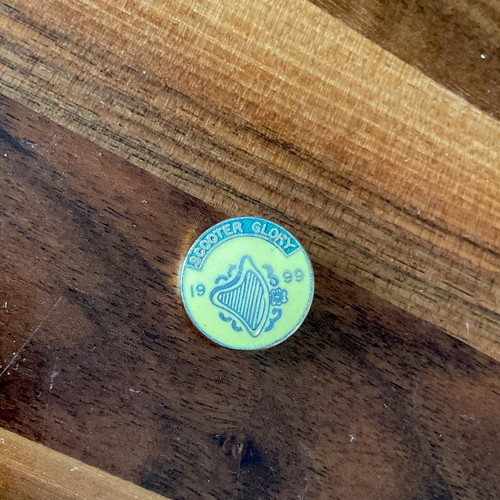 Rare scooter pin badge - scooter, badge,