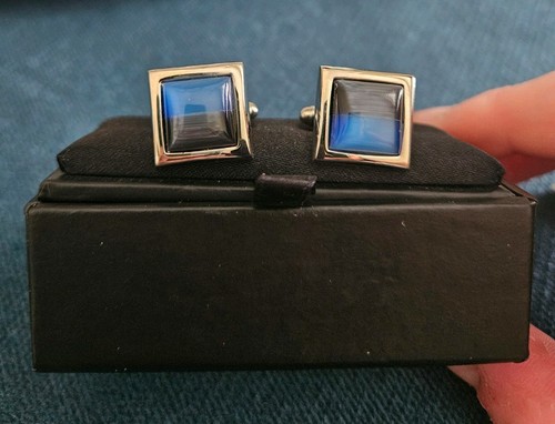 Square silver tone - square, gents
