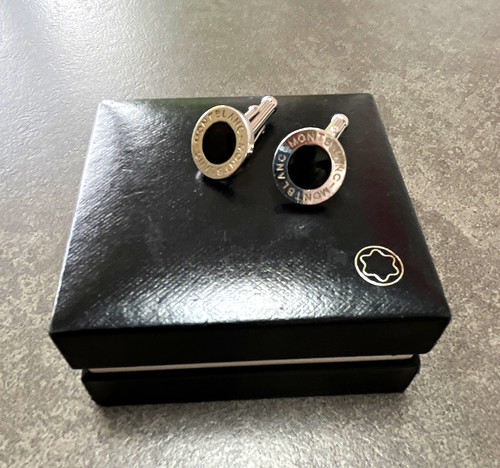 Montblanc round cufflinks - round,