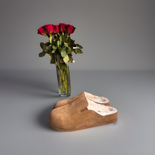 Suede clogs slippers men new - slippers, men's