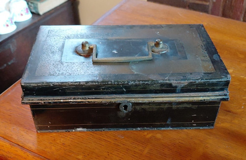 Vintage metal cash box - 23, 14