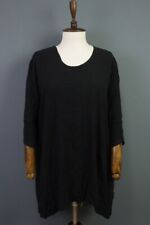 Sarah Santos A-Line Long Sleeve Lagenlook Oversized Tunic Dress