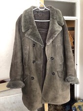 Vintage Moorlands Sheepskin Jacket M  Pit 2 Pit 30 Ins Del Boy Rancher Malboro