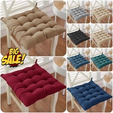 New Chair Seat Pad Cushion Tie on Plain Dining Garden Room Kitchen Patio Cushion