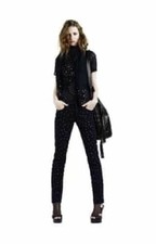CHRISTOPHER KANE TOPSHOP RARE BLACK SKINNY JEANS TROUSERS UK 10 EU 38 SMALL NEW