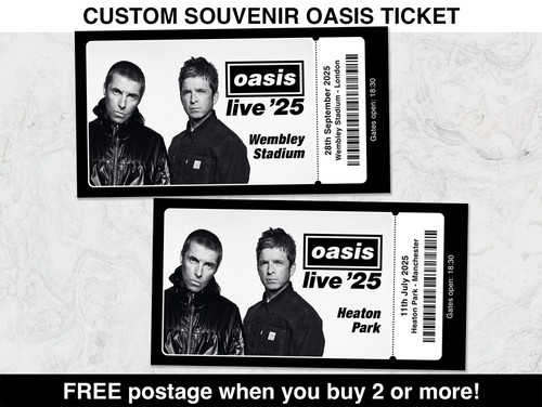 Souvenir oasis ticket - |, live