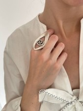 Huge Sculptural Shield Ring