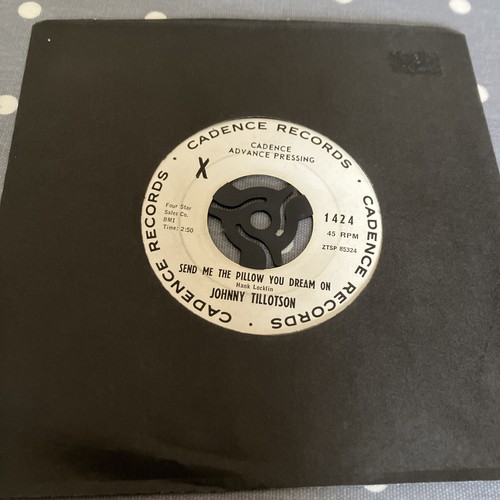 Johnny tillotson send me the - johnny,