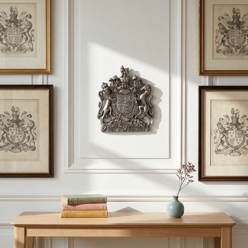 37cm large silver metal - 37cm,
