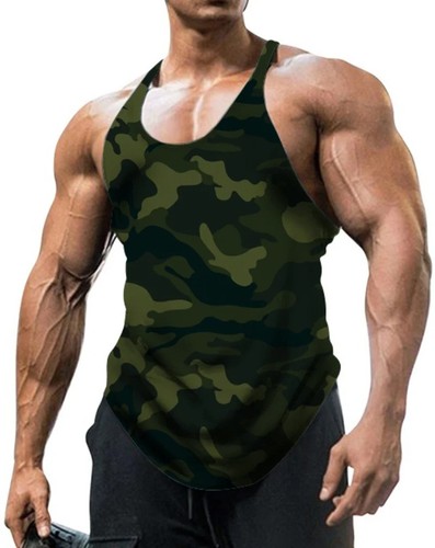 Mens camouflage sleeveless - mens,