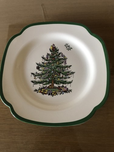 Spode christmas tree - tree, plate