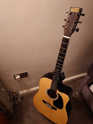 Hanks london semi acoustic - hanks, semi-acoustic